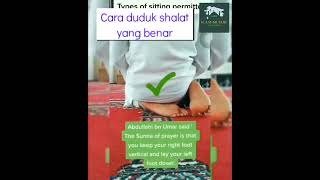 cara duduk diantara dua sujud yang betul #duduksujud #shalat