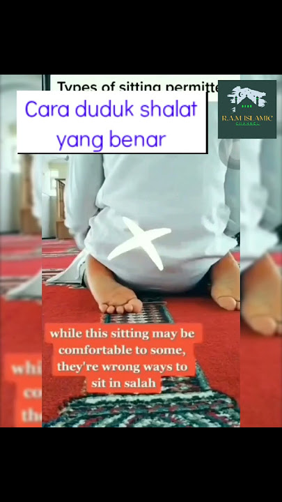 cara duduk diantara dua sujud yang betul #duduksujud #shalat