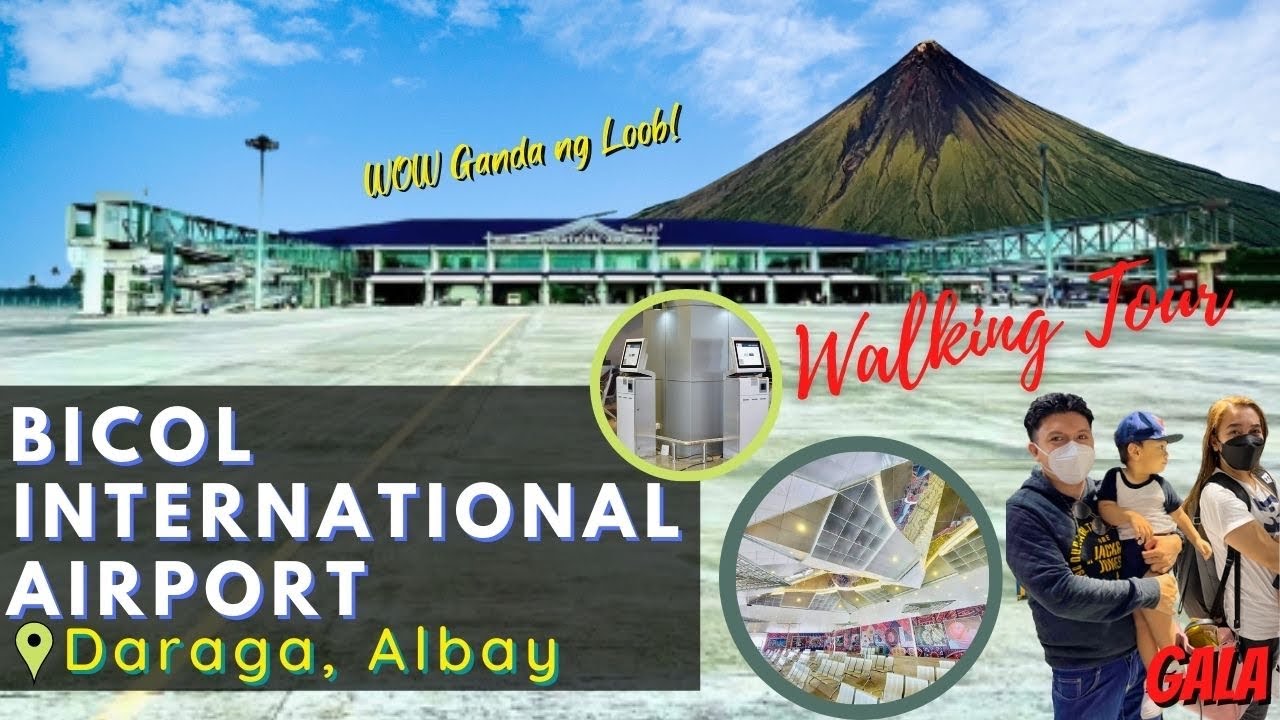 Ganito Pala Kaganda ang BICOL INTERNATIONAL AIRPORT sa Daraga, Albay