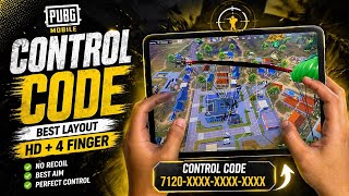 BEST CONTROL CODE FOR IPAD ✅ 4 fingera 120 FPS (7 Years old iPAD 😨)