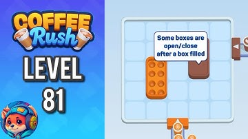Coffee Rush: Block Jam - Level 81 – Puzzle Game Walkthrough & Solutions | Mobile Gameplay 