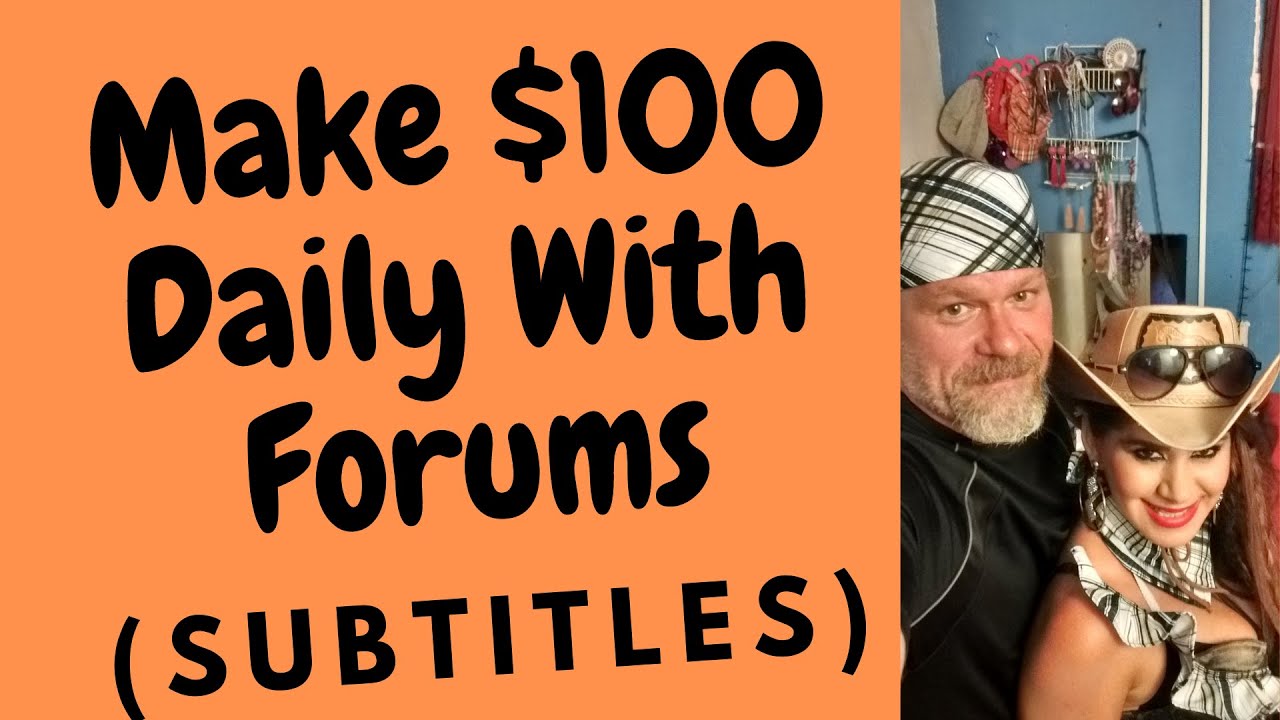 How to make money with Forums | Make money online | Make money from home (SUBTITLES0