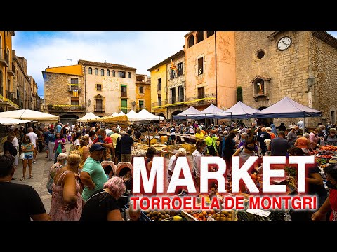 The market in Torroella de Montgri is every Monday - Costa Brava.