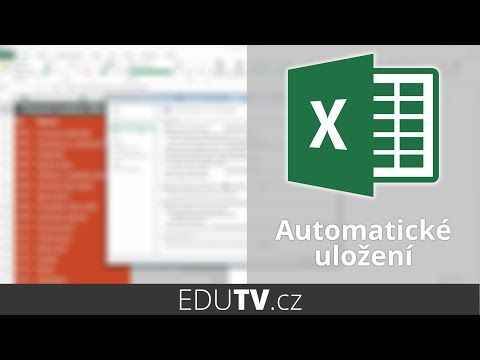 Automatické uložení dokumentu v Excelu | EduTV