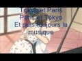 Tokyo et Paris with lyrics - Nodame Cantabile