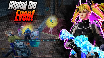 Wiping the Event🏰: BGMI 4.0 6 Finger Claw + Full Gyro Ace dominator lobby clutches🔥