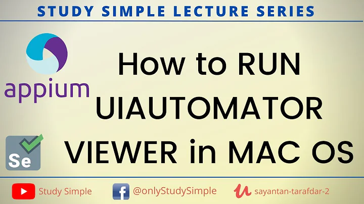 How to Run uiautomator in MAC ? uiautomator not opening ? UIAUTOMATOR VIEWER MAC ISSUE SOLVED