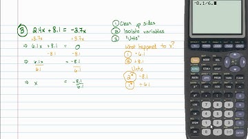 Algebra Lecture: Review of Solving Linear Equations in One Variable