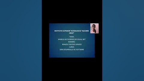 Manejo de ficheros en Visual Basic.Net