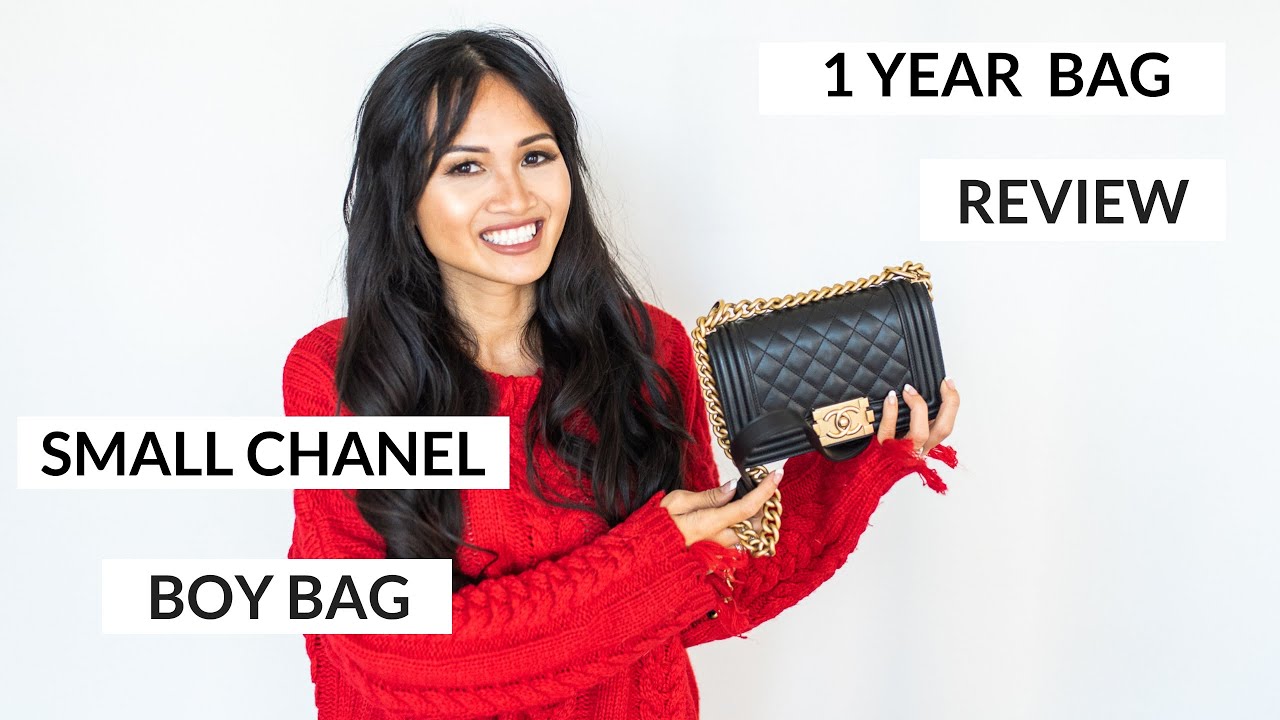 Chanel Mermaid/Iridescent Boy Bag - One Year Review and WIMB 