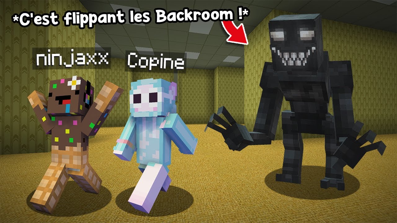 J'ai troll ma Copine avec les Backrooms dans Minecraft..