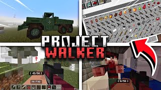 🔥El Mejor Addon Apocalypse Zombie | PROJECT WALKER Actualizado Para Minecraft Bedrock