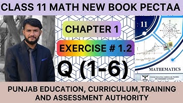 Class 11 New Book | PECTAA |Chapter #1 | Complex Numbers | Exercise 1.2 | Question # 1,2,3,4,5,6