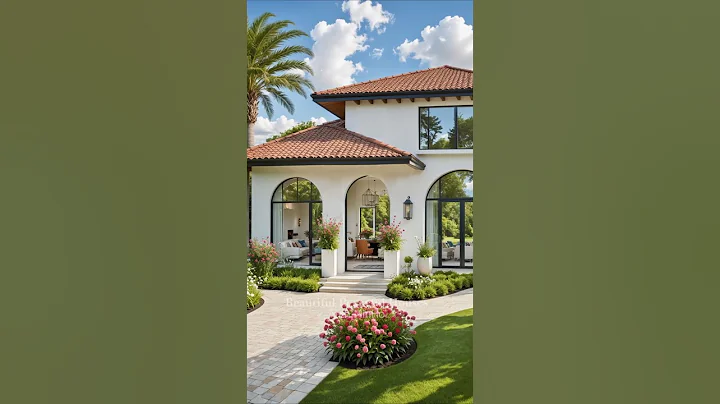 Beautiful 2-Story Mediterranean House.