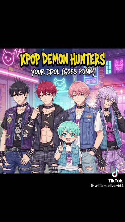 k pop demon hunters-punk rock version by the guest list. Your Idol