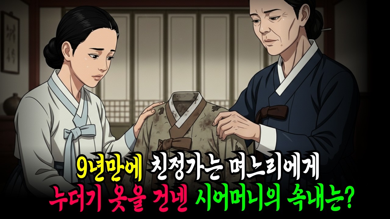 누더기 속에 숨겨진 것을 본 며느리가 눈물을 흘린 이유ㅣ야담ㅣ민담ㅣ설화ㅣ전설ㅣ조선야담ㅣ옛날이야기ㅣ오디오북ㅣ수면ㅣ잠잘때ㅣ권성징악ㅣ효도