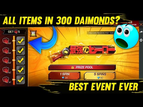 ONE PUNCH MAN M1887 EVENT FREE FIRE (Only 300 Daimonds?😱)