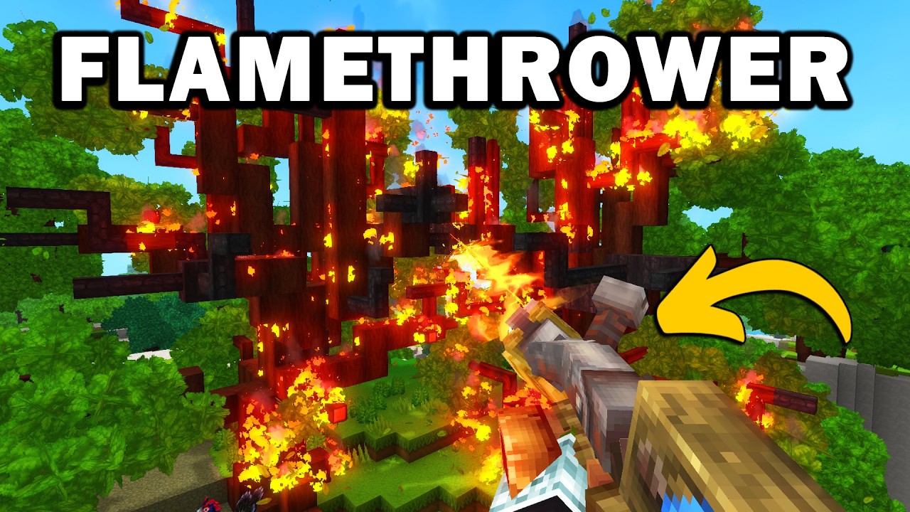 Hytale's MOST OP Weapon? Goblin Flamethrower Showcase & Guide