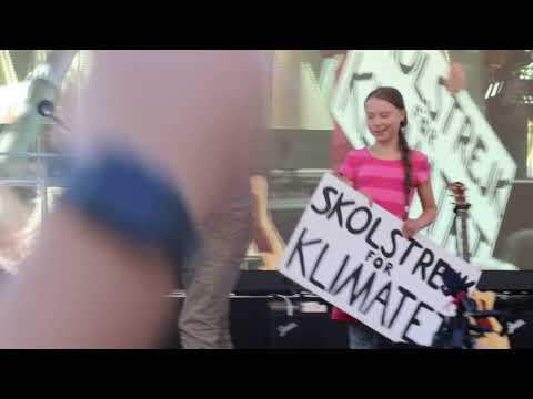 Greta Thunberg Climate Strike NYC Sept. 2019 Speed (Part 1)