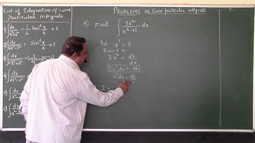 Class12/II PUC Mathematics-Integration Of  Standard Function-12