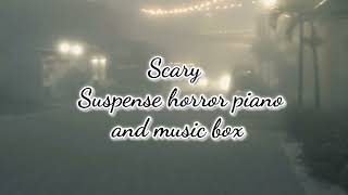 Scary  Suspense horror piano and music box. @ElMarotoCR Resimi