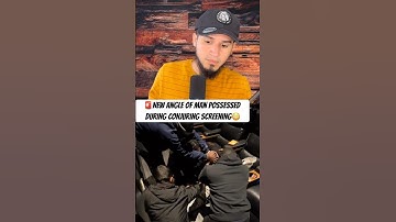 🚨Man Possesed During the Screening Of The Conjuring movie 😳 #shorts  #horror  #god