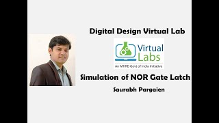 Simulation of NOR gate Latch using Virtual Lab