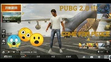 Pubg 2.0 !!! Or Game For Peace | New game by Tencent | Android/iOs first look & gameplay