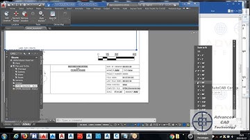 AutoCAD Viewport linked to Bar Scale and Title Block