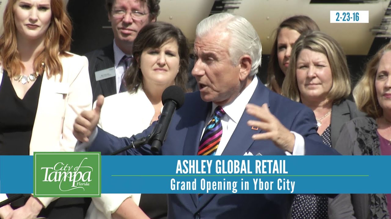 Ashley Global Retail Grand Opening in Ybor City YouTube