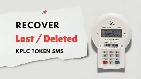 How to recover KPLC token message & Reset and Update codes | 2024 Guide
