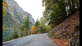 Swiss Bicycling: Pragelpass from Glarus in Fall 4K