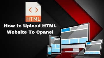How to upload html script to cpanel?