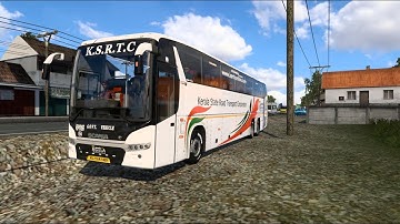 TN PRIVATE BUS | KSRTC BUS 🔥CITY DRIVING | Euro Truck Simulator 2