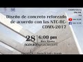 Diseño de concreto reforzado de acuerdo a las NTC-RC-CDMX-2017