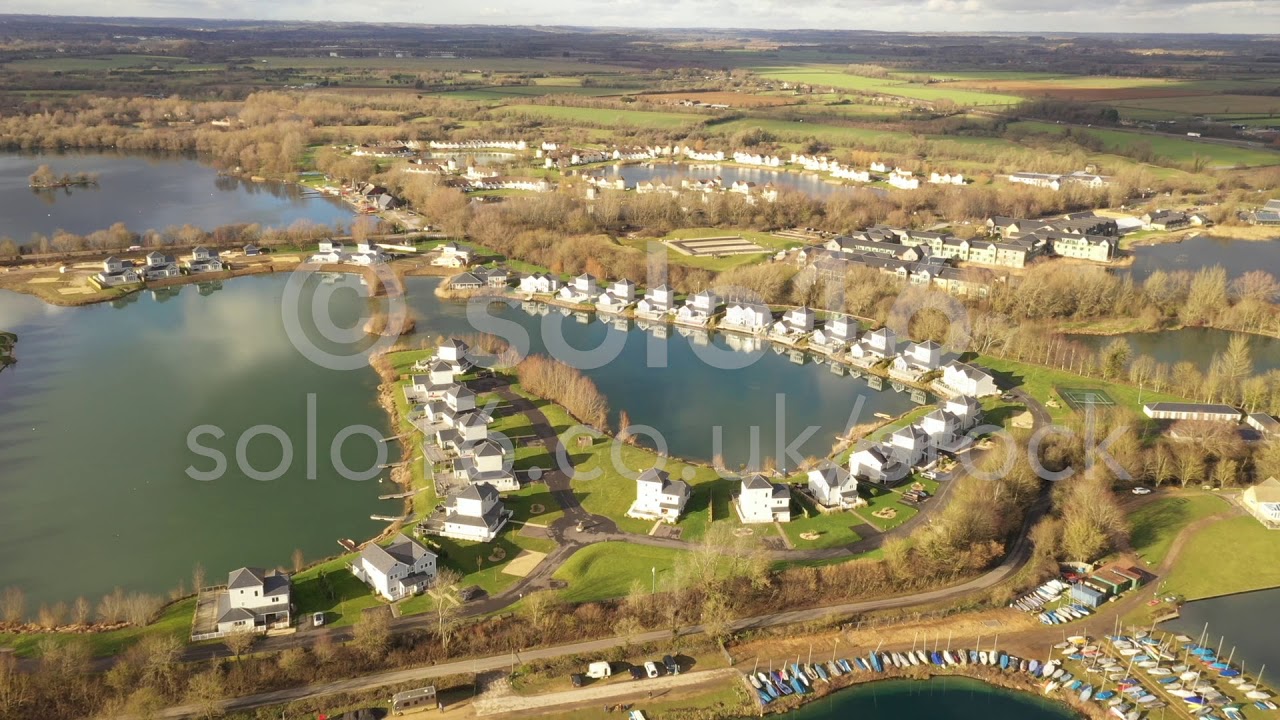 Cotswold Waterpark Houses and Quarry THIS FOOTAGE IS FOR SALE. YouTube