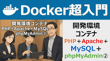 Docker超入門：開発環境コンテナ：PHP＋Apache＋MySQL＋phpMyAdmin②