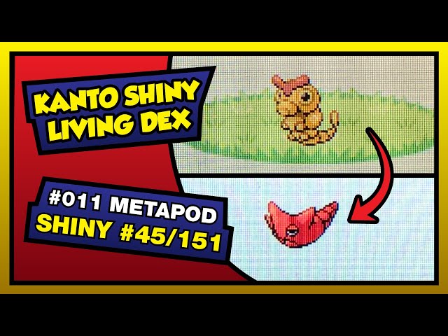 LIVE  Shiny Caterpie in Pokemon Fire Red (With Evolutions) 