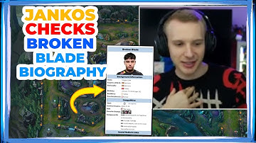 G2 Jankos Checking G2 Brokenblade Biography Trivia