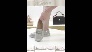 NEW SHOES NICHE ORIGINAL SHOES VINTAGE BRITISH STYLE LOUBOUTINS FLAT BOTTOM SINGLE SHOES