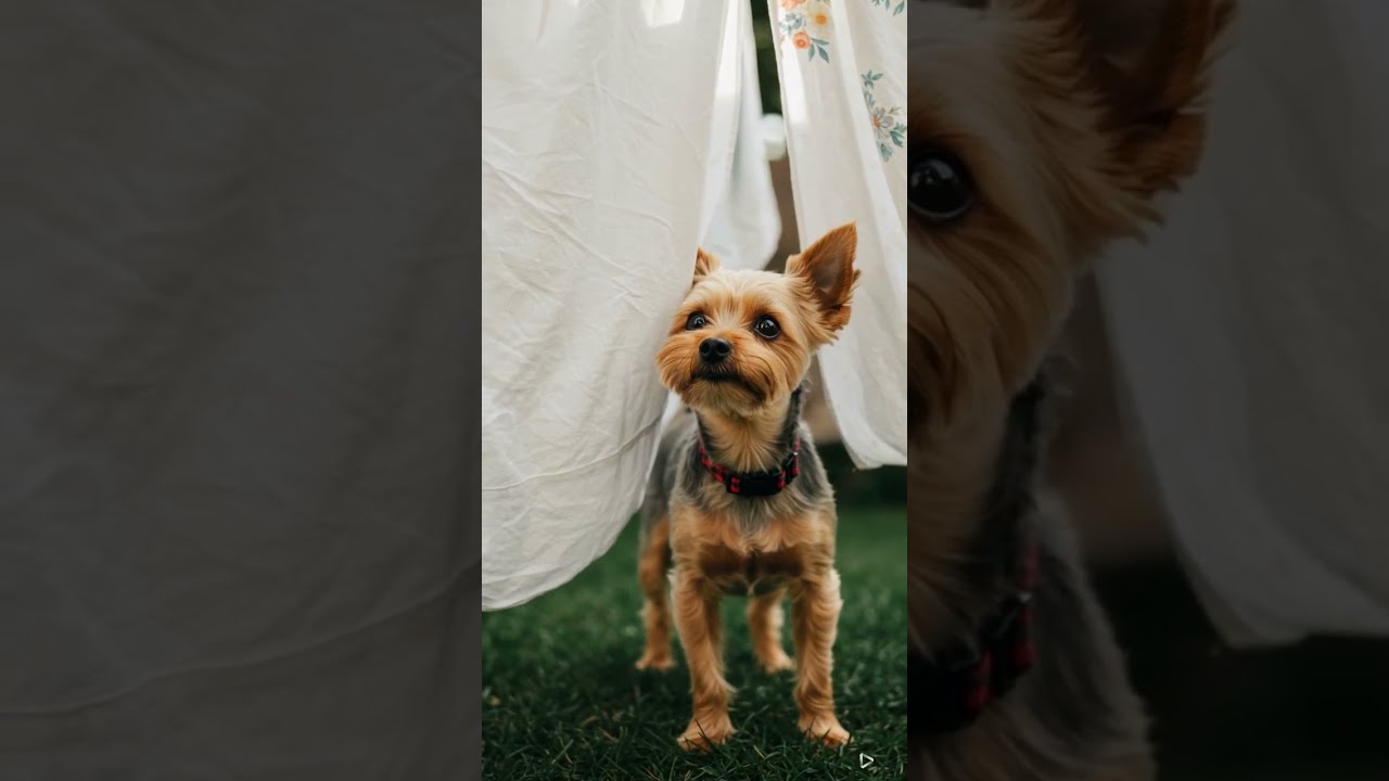 AI Yorkshire Terrier HanB and Animal Friends Life 🐶✨