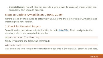 How to Update Armadillo on Ubuntu 20.04