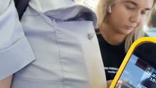 картинка: Беспредел контролеров в автобусе т52. Развод на штрафы и угрозы, пассажирка-овощ.