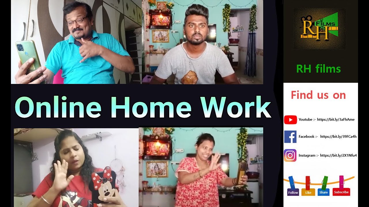 Online home work - YouTube