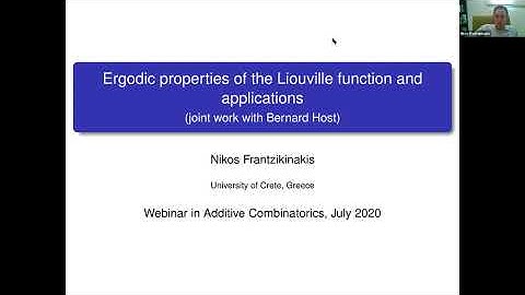 Nikos Frantzikinakis (Crete): Ergodic properties of the Liouville function and applications