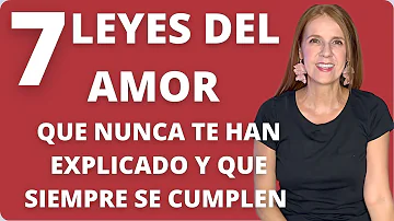 ¿Cuáles son las 2 leyes del amor?