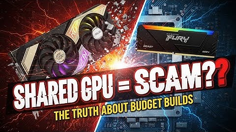 Gedeeld en toegewezen GPU-geheugen - Uitleg