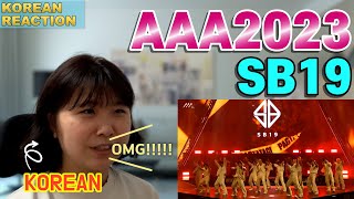 Korean Reaction [#AAA2023] SB19(with &team) - Broadcast Stage | Official Video
