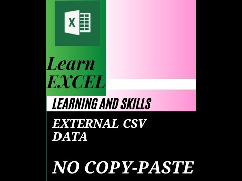 External CSV data