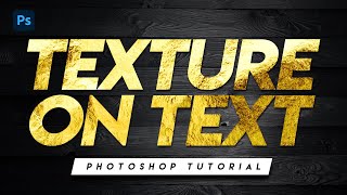 How to Add Texture to Text in Photoshop in SECONDS screenshot 5